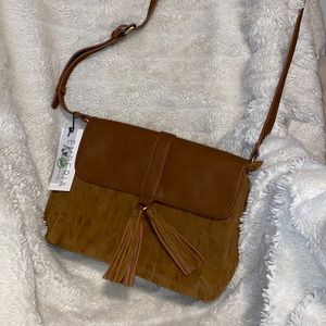 NWT Emperia Crossbody Purse in Cognac